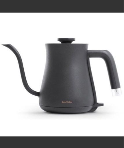 最終値下げ20%OFF（新品未使用）BALMUDA The Pot バルミューダ ザ・ポット K07A-BK ブラック　黒　おしゃれ 細口 電気ケトル 小さいケトル　バリュミューダ