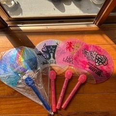 浜崎あゆみ　ライト付きうちわセット