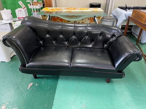 ★2Pソファ★ラブソファ 家具 ソファ 合皮 リクライニング リビング