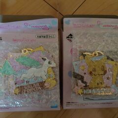 一番くじ Pokmon for you～Happiness room collection～ G賞メタルチャーム ミミッキュ ポニータの画像