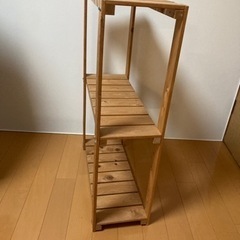 木製ラック　棚　の画像