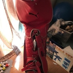 キャロウェイクラブセット、プーマキャディバック付き、ロストボール付き