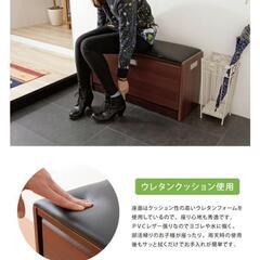 美品☆座れる！シューズラック大！の画像