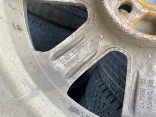 希少　PCD100 5穴　ボルベット　BORBET  16×7J アルミホイール　4本
