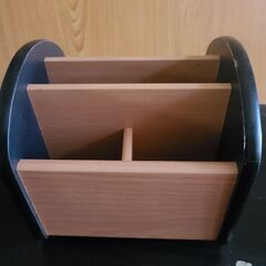 回転式リモコンラック(木目)