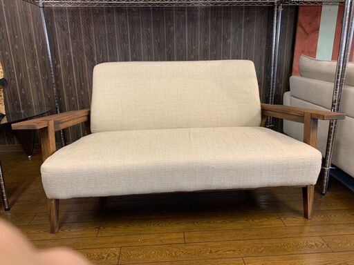 1-7 ウィスキーオーク whisky oak 2人掛け ソファ 2Pソファ【引取限定・現状渡し】カグマニア