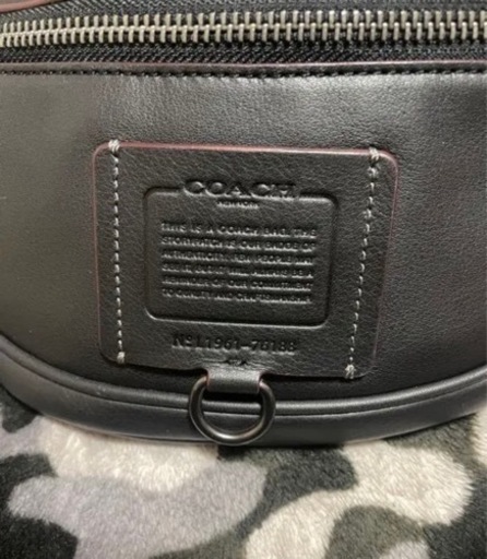 値下げ可ウエストバッグcoachL1961・37951 ダークブラウン