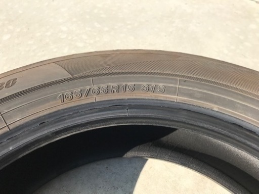【完売】?165/65R15 タフト純正　中古夏タイヤ 3本 ?【値下げしました】