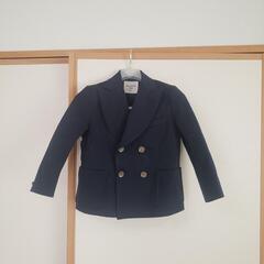 【中古】海田小学校　男性用ブレザー　サイズ１2０Aの画像
