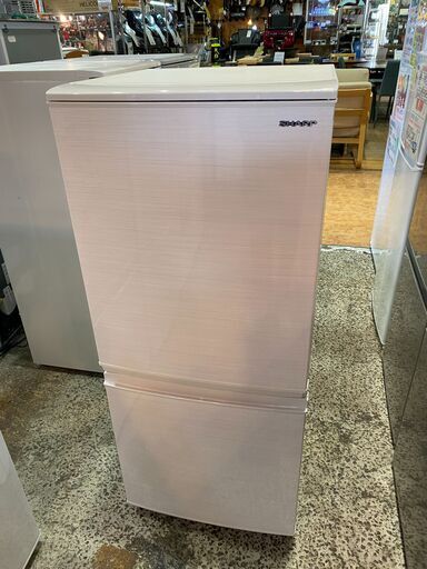 【愛品館市原店】SHARP 2020年製 137L 2ドア冷蔵庫 SJ-D14F-W【愛市IR014837-104】