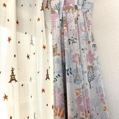 ベルメゾン　mini labo フレンチスタイルカーテン&レースカーテン、遮光カーテンの画像