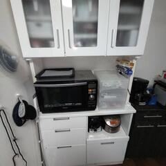 【引き出し難あり】食器棚　ニトリ　【早期取引希望】