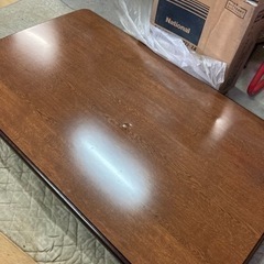 訳あり昭和柄ダイニングテーブル150x 90cmの画像