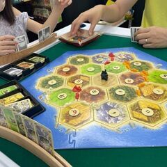豊田市のボードゲーム会（小学生から参加OKのカタン会）初心者卓、...