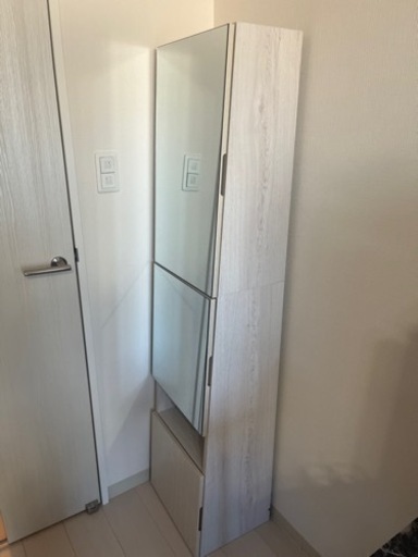 全身鏡付きドレッサー　棚