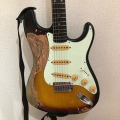 ストラトタイプ　エレキギター　レリックの画像