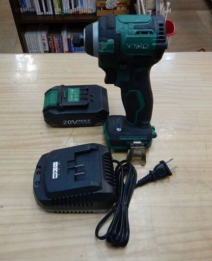 【販売終了しました。ありがとうございます。】KIMO　20V　充電式　インパクトドライバー　QM3602B　中古品　/　電動工具　中華　リサイクルショップエコノサー