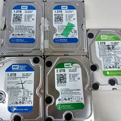 【ジャンク】3.5インチ HDD/1TB×3個,1.5TB×1個...