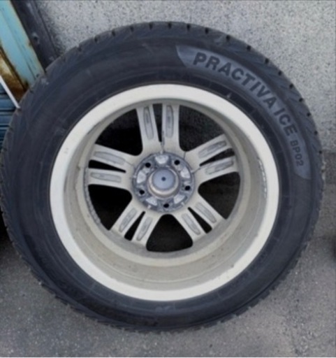 2020年製　16インチ　205/60R16 スタッドレスタイヤ　イエローハット　PRACTIVA ICE アルミホイール　岩見沢　江