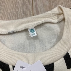 【新品未使用品】2着セット 西松屋 トレーナー130 100の画像