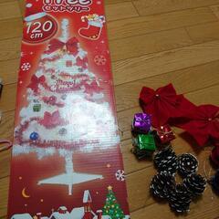 クリスマスツリー120cm ホワイト
