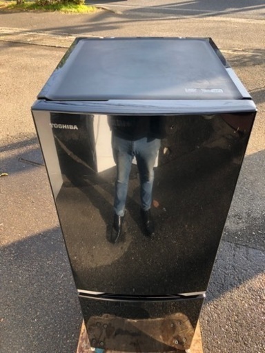 【中古品】東芝 2ドア冷蔵庫 GR-M15BS 2018年製