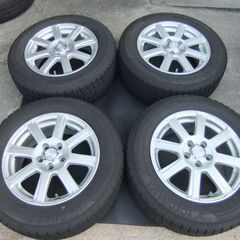 カローラフィールダーで使用　１９５/６５R１５　スタッドレスアルミホイール４本セット