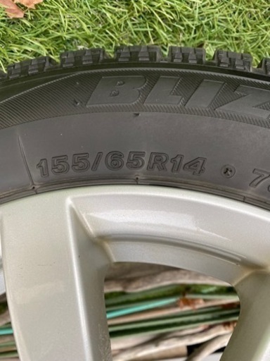 スズキ純正ホイール　　　　　　　　　　　【BS VRX 155/65/R14 】セット　