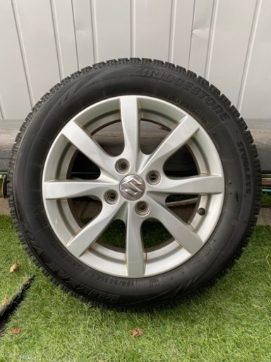 スズキ純正ホイール　　　　　　　　　　　【BS VRX 155/65/R14 】セット　
