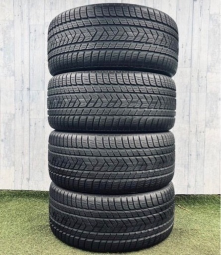 バリ山 ピレリ スタッドレス 295/35R21 2017年製 4本 9分山