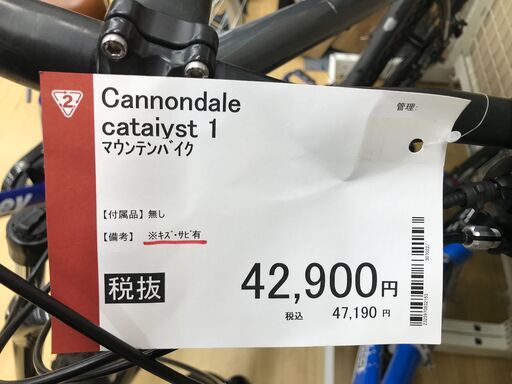 Cannondale/マウンテンバイク/catalyst