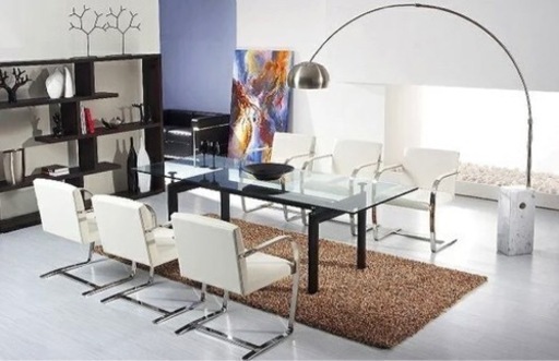 ル・コルビジェモデル【LC6 180×45×71】ダイニングテーブル