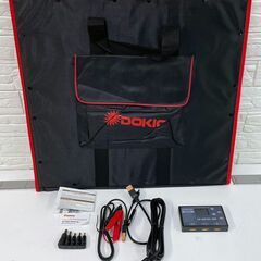 DOKIO 折りたたみソーラーパネル 80W ポータブル電源対応