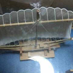 (お取り引き完了)帆掛け船(ガラスケース入り)未使用自宅保管品の画像