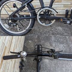 中古自転車 6段変速 20インチ （ライト無し） 軽整備済み 安い 防犯登録 町田市 麻生区 神奈川 028ky