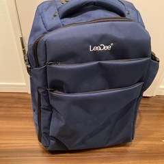 【美品】キャリーバッグ リュック2way ネイビー　
