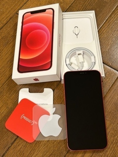 iPhone12 128GB RED SIMフリー