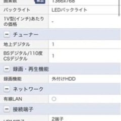 32V液晶テレビ（2021年新品購入・美品）の画像