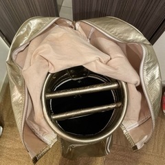 ゴルフバッグ　ノーブランド　ゴールドの画像