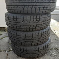 冬タイヤ　ホイール付き　　155/65R13 73Q