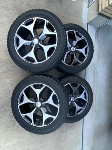 スバルフォレスターSJG純正ホイール+スタッドレスタイヤセット 225/55 R18