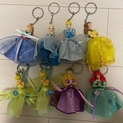 ディズニー　プリンセス　キーホルダー