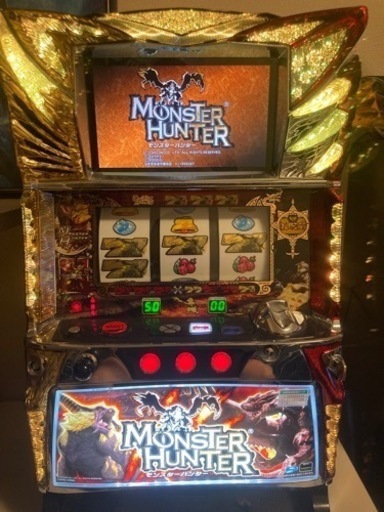 パチスロ　実機　初代　モンスターハンター(お話中)