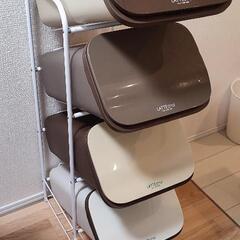 【受付終了】4段　ごみ箱の画像