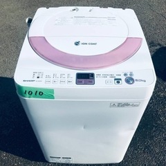 1010番 SHARP✨電気洗濯機✨ES-GE60N-P‼️