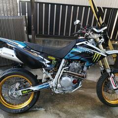 XR250モタード最終型倒立フォーク　状態良好フルカスタム
