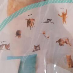(新品)ウォールステッカー[飛び猫🐈]の画像