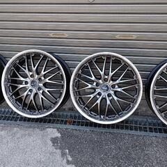 VOLTEC☆INTER MIRANO☆18インチホイール☆7.5J114.3☆5穴ハブ径73mmインセット+48+52各2本