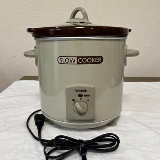 ツインバード スロークッカー ブラウン　美品