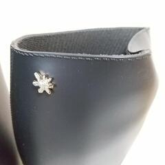 【美品】50%OFF meduse メデュース レインブーツ ダークグレー 23.5～24cmの画像
